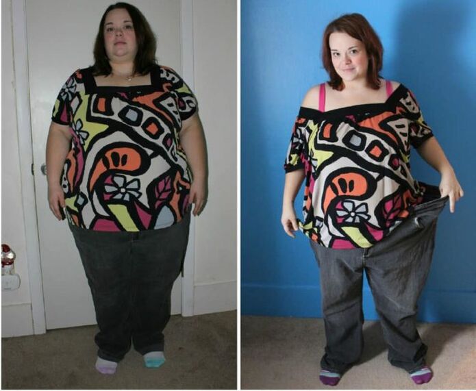 pred in po upoštevanju ajdove diete fotografija 1