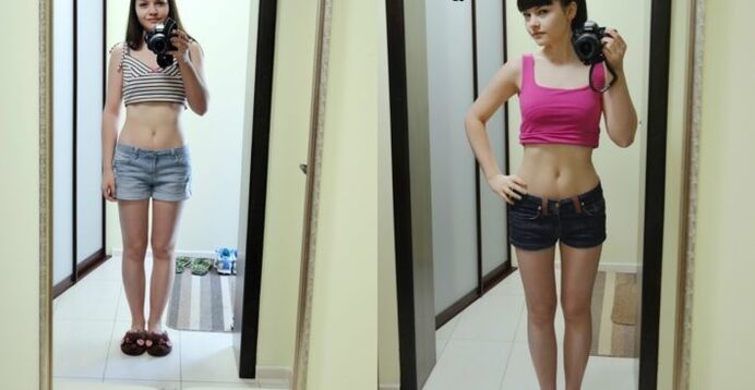 pred in po izgubi teže na vaši najljubši dieti fotografija 2